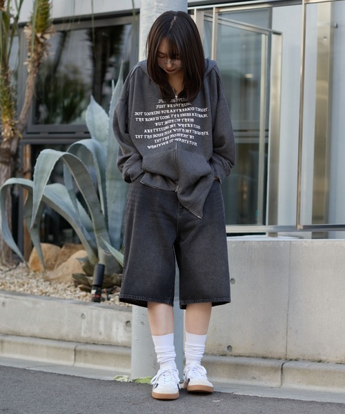 WEGO(ウィゴー)の「WEGO/【26年春夏新作】スーパーバギーデニムショーツ(デニムパンツ・メンズ・インディゴブルー/コバルトブルー/ブラック系3・SMALL/LARGE/MEDIUM)」の20枚目の写真