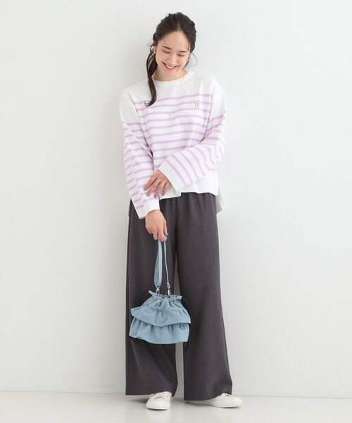 SHOO・LA・RUE(シューラルー)の「デニム巾着ショルダーバッグ(ショルダーバッグ・レディース・サックスブルー/ブルー系その他・00)」の14枚目の写真