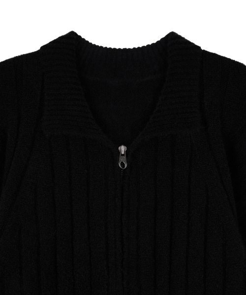 IDWS(アイドンワナセル)の「Wave Line Boucle Collar Knit Black(カーディガン/ボレロ・レディース・その他・0/2)」の10枚目の写真