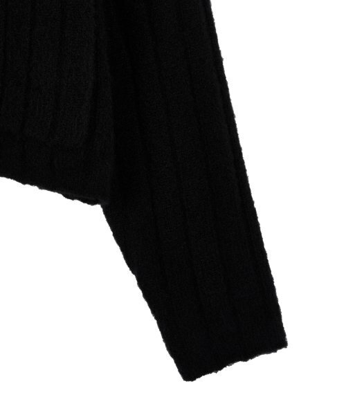 IDWS(アイドンワナセル)の「Wave Line Boucle Collar Knit Black(カーディガン/ボレロ・レディース・その他・0/2)」の8枚目の写真