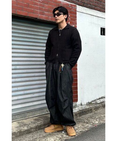 IDWS(アイドンワナセル)の「Wave Line Boucle Collar Knit Black(カーディガン/ボレロ・レディース・その他・0/2)」の16枚目の写真