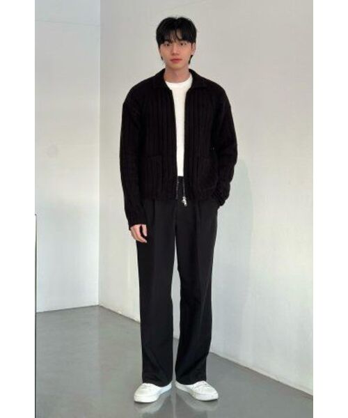 IDWS(アイドンワナセル)の「Wave Line Boucle Collar Knit Black(カーディガン/ボレロ・レディース・その他・0/2)」の13枚目の写真