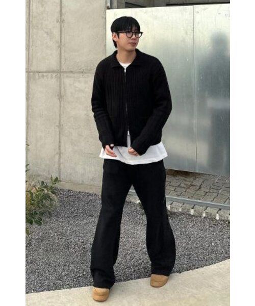 IDWS(アイドンワナセル)の「Wave Line Boucle Collar Knit Black(カーディガン/ボレロ・レディース・その他・0/2)」の17枚目の写真