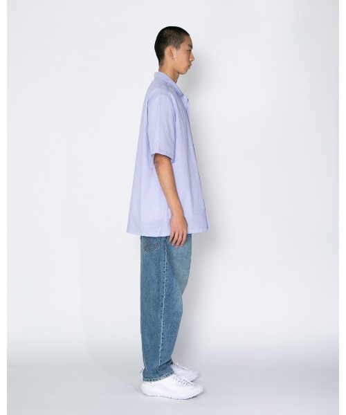 APPLEBUM(アップルバム)の「Smooth Typewriter S/S Shirt(シャツ/ブラウス・メンズ・ブルー/グレー・X-LARGE/LARGE/MEDIUM)」の7枚目の写真