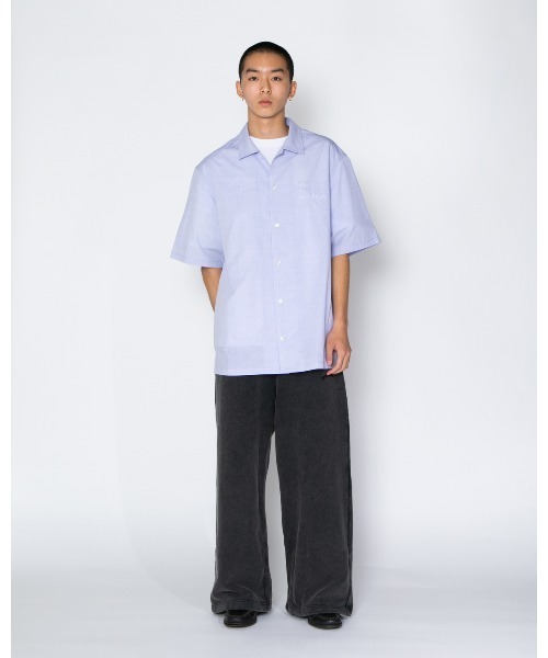 APPLEBUM(アップルバム)の「Smooth Typewriter S/S Shirt(シャツ/ブラウス・メンズ・ブルー/グレー・X-LARGE/LARGE/MEDIUM)」の21枚目の写真