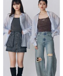 MURUA（ムルーア）の「マットシアーシャツ（シャツ/ブラウス）」