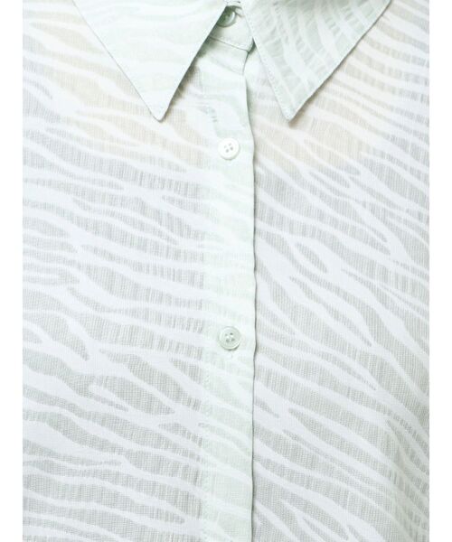 MURUA（ムルーア）の「マットシアーシャツ（シャツ/ブラウス・レディース・その他/ブラック/ホワイト/その他2/ブルー・2/1）」の18枚目の写真