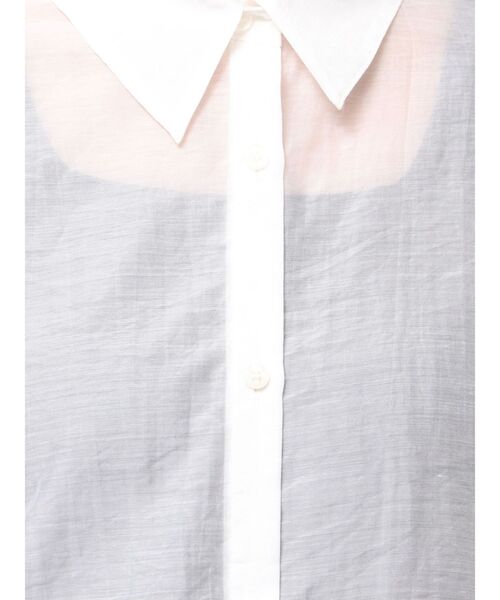 MURUA(ムルーア)の「【選べる着丈】マットシアーシャツ 夏服(シャツ/ブラウス・レディース・その他/ブラック/ホワイト/その他2/ブルー・2/1)」の14枚目の写真