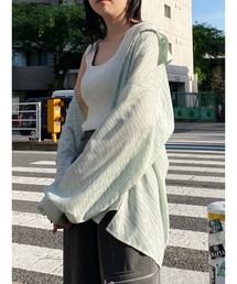 【選べる着丈】マットシアーシャツ　夏服