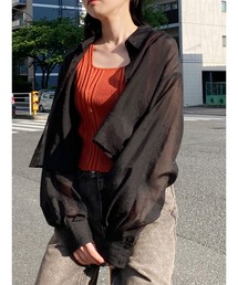 MURUA（ムルーア）の「マットシアーシャツ（シャツ/ブラウス）」