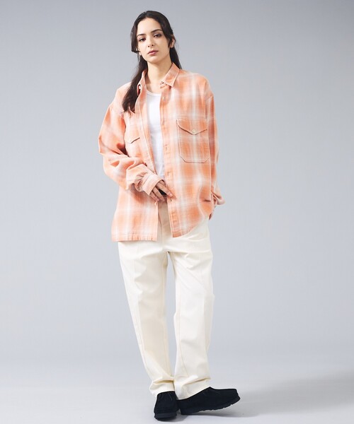 PENDLETON（ペンドルトン）の「【PENDLETON / ペンドルトン】CPO Shirt / CPOシャツ/ユニセックス（ブルゾン・メンズ・グレー系その他/オレンジ系その他・M/L）」の5枚目の写真