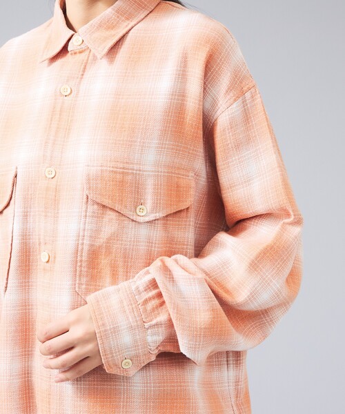 PENDLETON（ペンドルトン）の「【PENDLETON / ペンドルトン】CPO Shirt / CPOシャツ/ユニセックス（ブルゾン・メンズ・グレー系その他/オレンジ系その他・M/L）」の11枚目の写真