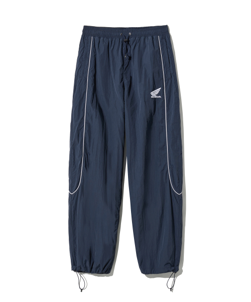 Basic Logo nylon Track Pants Navy