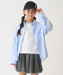 minimal | 【インナーセット】長袖チェックシャツ(シャツ/ブラウス)