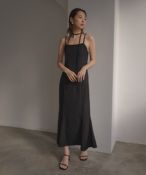 SOELA（ソエラ）の「【INGNI　SOELA】マルチウェイキャミワンピース／WEB限定（ワンピース・レディース・ライトベージュ/ブラック・M）」の17枚目の写真