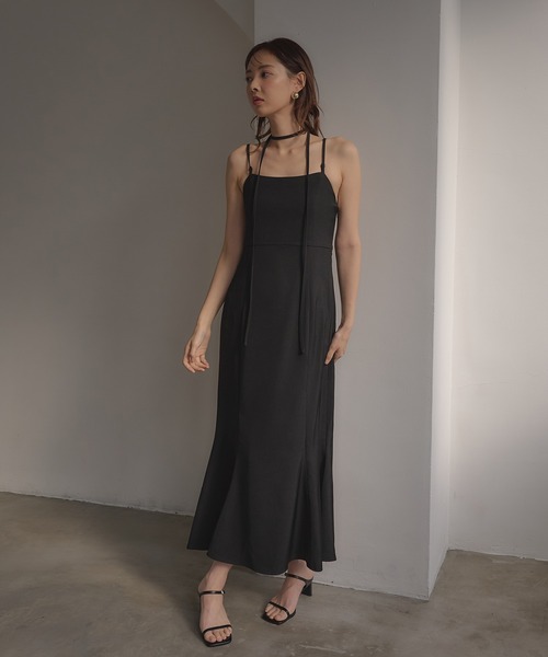 SOELA（ソエラ）の「【INGNI　SOELA】マルチウェイキャミワンピース／WEB限定（ワンピース・レディース・ライトベージュ/ブラック・M）」の18枚目の写真