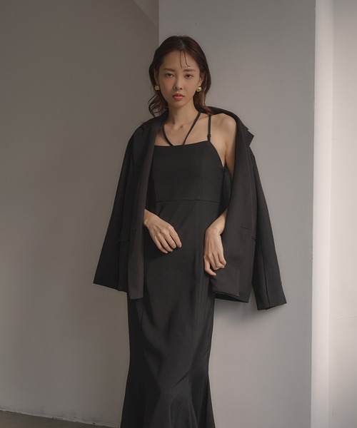 SOELA（ソエラ）の「【INGNI　SOELA】マルチウェイキャミワンピース／WEB限定（ワンピース・レディース・ライトベージュ/ブラック・M）」の15枚目の写真
