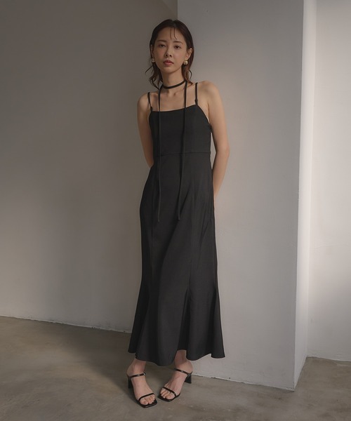 SOELA（ソエラ）の「【INGNI　SOELA】マルチウェイキャミワンピース／WEB限定（ワンピース・レディース・ライトベージュ/ブラック・M）」の19枚目の写真