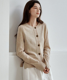 MALOUPE（マロップ）の「8102 ラグランニットカーディガン (ベージュ)（ニット/セーター）」