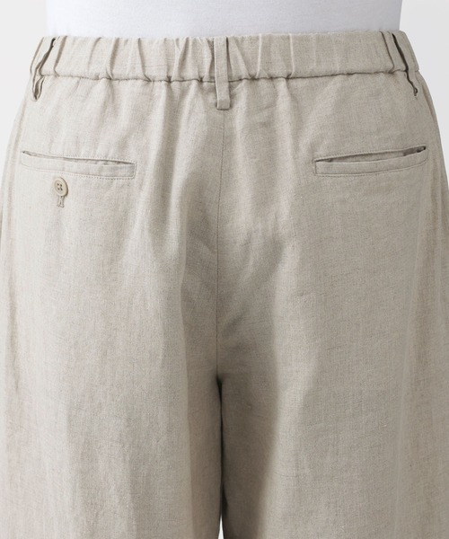 無印良品(ムジルシリョウヒン)の「紳士 リネン洗いざらしテーパードパンツ(その他パンツ・メンズ・キナリ/ネイビー/ブラック・S/M/L/XL)」の13枚目の写真