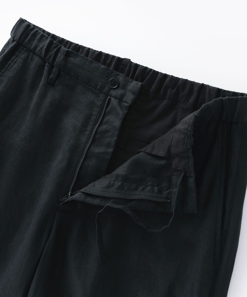 無印良品(ムジルシリョウヒン)の「紳士 リネン洗いざらしテーパードパンツ(その他パンツ・メンズ・キナリ/ネイビー/ブラック・S/M/L/XL)」の18枚目の写真