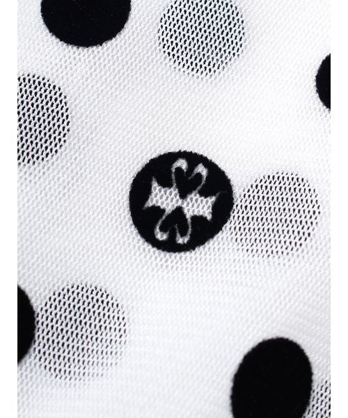 SORIN(ソリン )の「Flocky Dot Long Sleeves Top/フロッキードット ロングスリーブトップ(Tシャツ/カットソー・レディース・ホワイト/ブラック・38)」の19枚目の写真