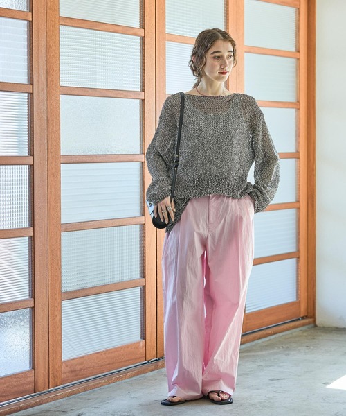 GEORGE'S（ジョージズ）の「コットンナイロンパンツ（その他パンツ・レディース・ピンク/ブラック/ブルー・MEDIUM/SMALL）」の6枚目の写真