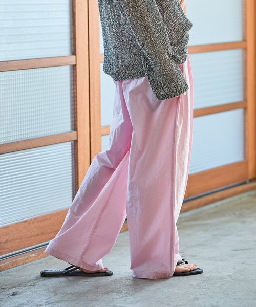 GEORGE'S（ジョージズ）の「コットンナイロンパンツ（その他パンツ・レディース・ピンク/ブラック/ブルー・MEDIUM/SMALL）」の10枚目の写真