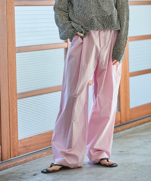 GEORGE'S（ジョージズ）の「コットンナイロンパンツ（その他パンツ・レディース・ピンク/ブラック/ブルー・MEDIUM/SMALL）」の8枚目の写真