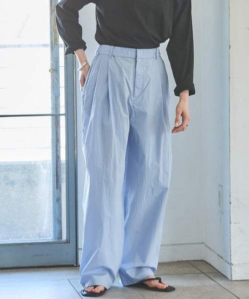 GEORGE'S（ジョージズ）の「コットンナイロンパンツ（その他パンツ・レディース・ピンク/ブラック/ブルー・MEDIUM/SMALL）」の4枚目の写真