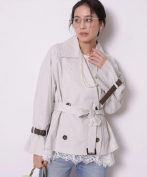 Arpege story（アルページュストーリー）の「ベルト付きトレンチコート（ダウンジャケット/コート）」