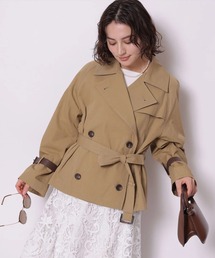 Arpege story（アルページュストーリー）の「ベルト付きトレンチコート（ダウンジャケット/コート）」