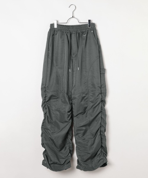 LAND MUSEUM（ランドミュージアム）の「LAND MUSEUM／シャーリングパンツ（その他パンツ・メンズ・チャコール/ブラック・FREE）」の3枚目の写真