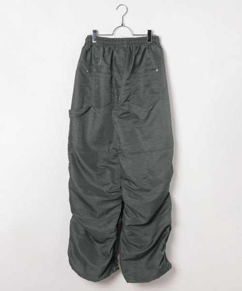 LAND MUSEUM（ランドミュージアム）の「LAND MUSEUM／シャーリングパンツ（その他パンツ・メンズ・チャコール/ブラック・FREE）」の7枚目の写真