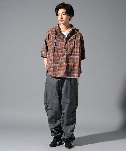 LAND MUSEUM(ランドミュージアム)の「LAND MUSEUM/シャーリングパンツ(その他パンツ・メンズ・チャコール/ブラック・FREE)」の15枚目の写真