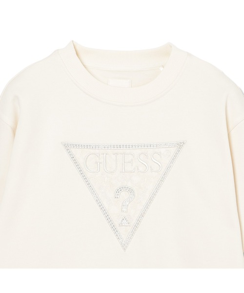 Guess(ゲス)の「Crew Neck Triangle Lace Sweatshirt(スウェット・レディース・ブラック/クリーム・X-SMALL/SMALL/MEDIUM/LARGE)」の5枚目の写真