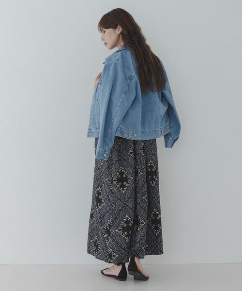 URBAN RESEARCH Sonny Label（アーバンリサーチサニーレーベル）の「パネル柄プリントワンピース（ワンピース・レディース・ブルー/ブラック・FREE）」の7枚目の写真