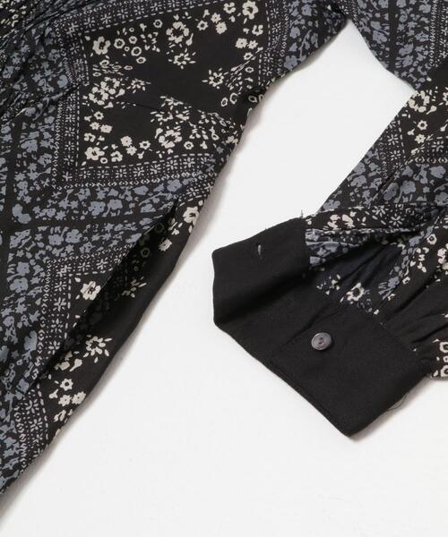 URBAN RESEARCH Sonny Label（アーバンリサーチサニーレーベル）の「パネル柄プリントワンピース（ワンピース・レディース・ブルー/ブラック・FREE）」の9枚目の写真