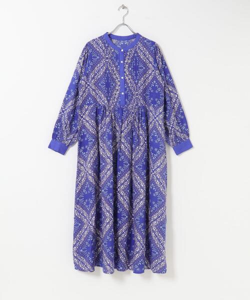 URBAN RESEARCH Sonny Label（アーバンリサーチサニーレーベル）の「パネル柄プリントワンピース（ワンピース・レディース・ブルー/ブラック・FREE）」の17枚目の写真