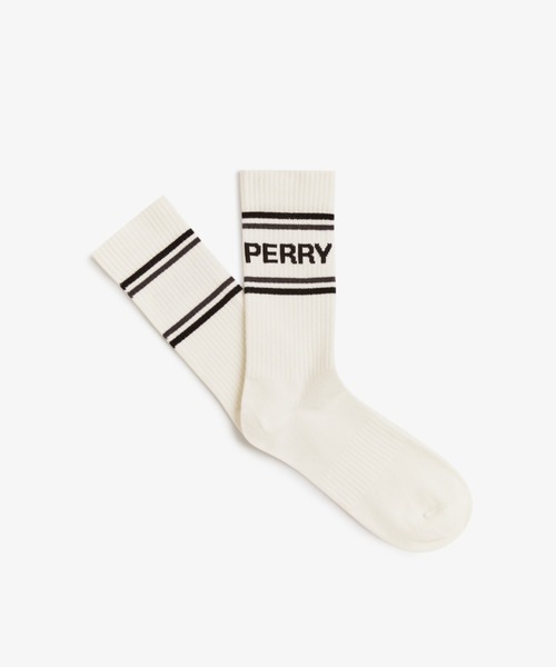 FRED PERRY（フレッドペリー）の「先行予約受付中／Fred Perry Branded Tennis Socks／フレッドペリーロゴテニスソックス（ソックス/靴下・メンズ・グレー/ベージュ・4-6/6-8）」の2枚目の写真