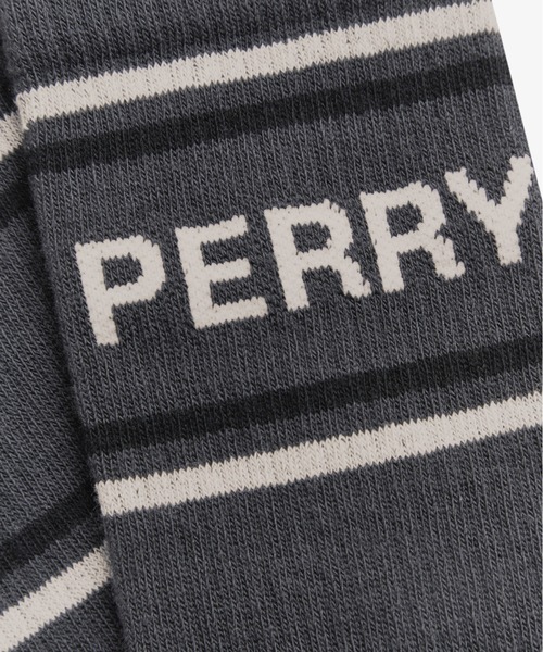 FRED PERRY（フレッドペリー）の「先行予約受付中／Fred Perry Branded Tennis Socks／フレッドペリーロゴテニスソックス（ソックス/靴下・メンズ・グレー/ベージュ・4-6/6-8）」の3枚目の写真