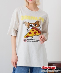 【Gremlins/グレムリン】【コットン100%のしっかりした生地】オリジナルデザインTシャツ 半袖 刺繍 ギズモ キャラクター ドロップショルダー アメカジ スケーター ストリート ユニセックス