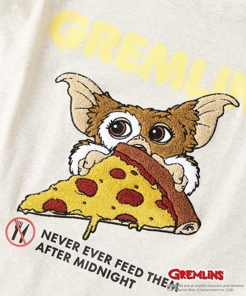LB/S (エルビーエス)の「【Gremlins/グレムリン】【コットン100%のしっかりした生地】オリジナルデザインTシャツ 半袖 刺繍 ギズモ キャラクター ドロップショルダー アメカジ スケーター ストリート ユニセックス(Tシャツ/カットソー・メンズ・ホワイト系その他2/ブラック系その他/ブルー系その他2/ベージュ系その他・X-LARGE/LARGE/MEDIUM/SMALL)」の21枚目の写真