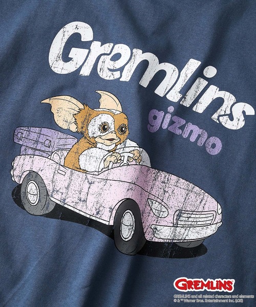 LB/S (エルビーエス)の「【Gremlins/グレムリン】【コットン100%のしっかりした生地】オリジナルデザインTシャツ 半袖 刺繍 ギズモ キャラクター ドロップショルダー アメカジ スケーター ストリート ユニセックス(Tシャツ/カットソー・メンズ・ホワイト系その他2/ブラック系その他/ブルー系その他2/ベージュ系その他・X-LARGE/LARGE/MEDIUM/SMALL)」の22枚目の写真