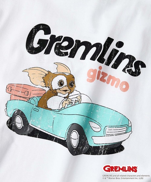 LB/S (エルビーエス)の「【Gremlins/グレムリン】【コットン100%のしっかりした生地】オリジナルデザインTシャツ 半袖 刺繍 ギズモ キャラクター ドロップショルダー アメカジ スケーター ストリート ユニセックス(Tシャツ/カットソー・メンズ・ホワイト系その他2/ブラック系その他/ブルー系その他2/ベージュ系その他・X-LARGE/LARGE/MEDIUM/SMALL)」の18枚目の写真