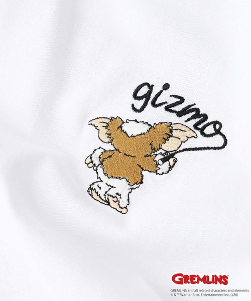 LB/S (エルビーエス)の「【Gremlins/グレムリン】【コットン100%のしっかりした生地】オリジナルデザインTシャツ 半袖 刺繍 ギズモ キャラクター ドロップショルダー アメカジ スケーター ストリート ユニセックス(Tシャツ/カットソー・メンズ・ホワイト系その他2/ブラック系その他/ブルー系その他2/ベージュ系その他・X-LARGE/LARGE/MEDIUM/SMALL)」の19枚目の写真