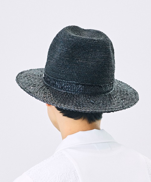 CA4LA(カシラ)の「RAFFIA MT CHOP(ハット・メンズ・ブラック/ナチュラル・ONESIZE)」の8枚目の写真