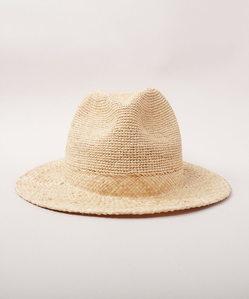 CA4LA(カシラ)の「RAFFIA MT CHOP(ハット・メンズ・ブラック/ナチュラル・ONESIZE)」の10枚目の写真