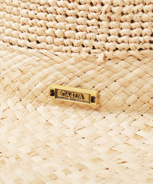 CA4LA(カシラ)の「RAFFIA MT CHOP(ハット・メンズ・ブラック/ナチュラル・ONESIZE)」の13枚目の写真