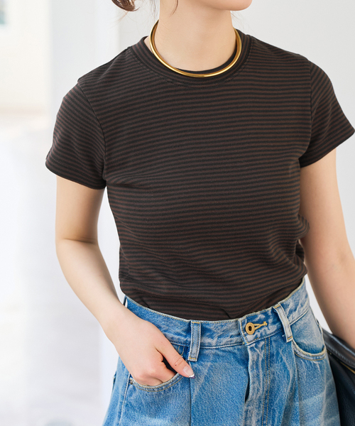 Spick & Span(スピックアンドスパン)の「リッチフライスプルオーバー(Tシャツ/カットソー・レディース・ホワイト系その他/その他4/マルチ・FREE)」の2枚目の写真